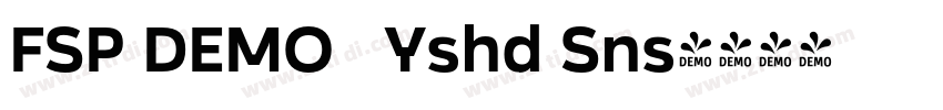 FSP DEMO   Yshd Sns字体转换